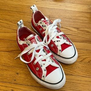 Converse patriotic American flag double upper